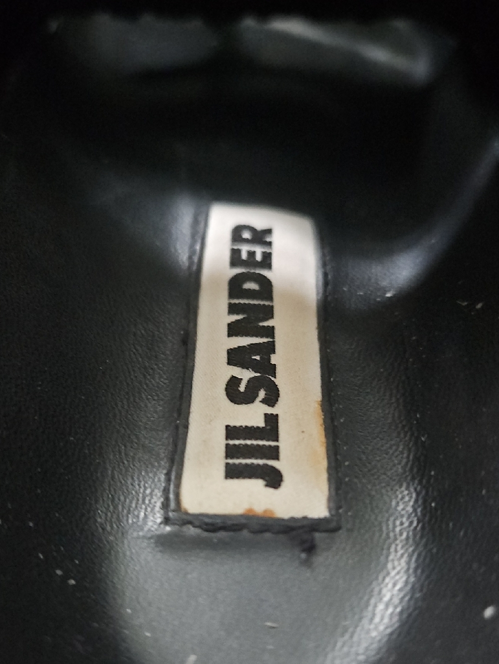Jil Sander Black Pleats and Knot Flat Sandal Shoe  Sz 5 US - Picture 7 of 13